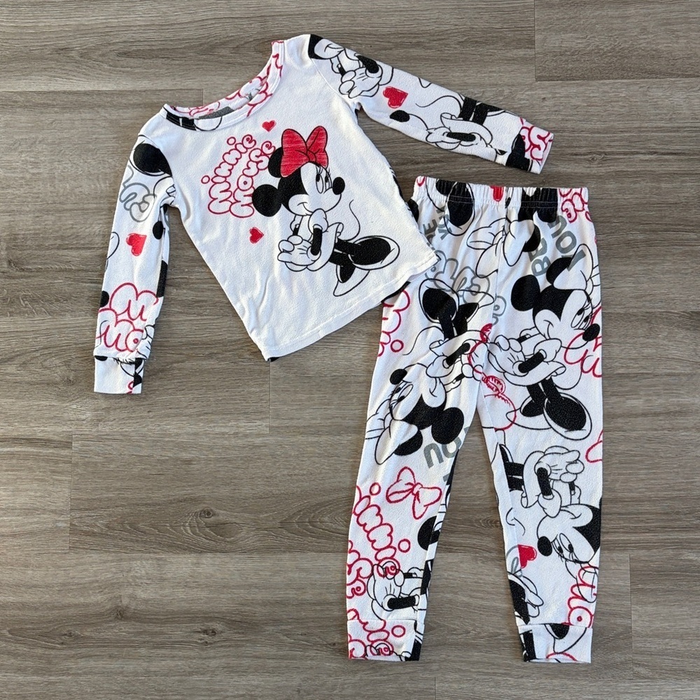 Disney Minnie Mouse little girls pajama set